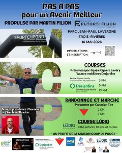 Pas à pas pour un avenir meilleur - Course de la FADOQ 2026 @ Parc Jean-Paul Lavergne